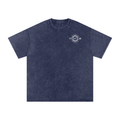 White Apollonian N****s Going Hard As F*** Washed Tee - Black/Gray/Blue